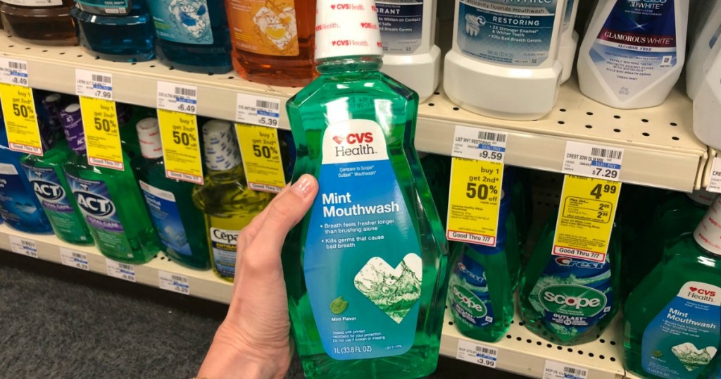 CVS Health Mouthwash Only 75¢ After Rewards (No Coupons Needed)