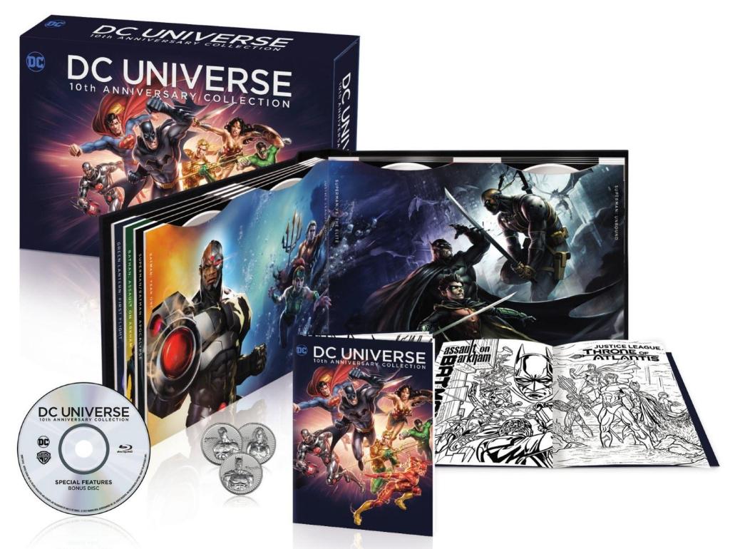 dc universe 10th anniversary collection dvd