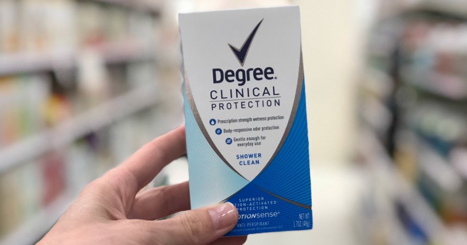 Degree Clinical Protection Deodorant Only $3.73 Shipped on Amazon (Reg. $10)