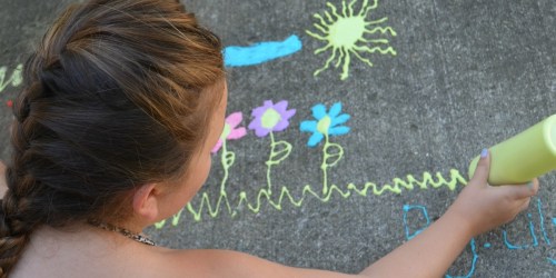 Easy 3-Ingredient DIY Puffy Sidewalk Paint | Fun For Kids in Summer!