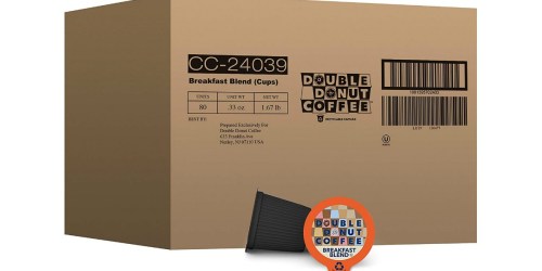 Amazon: Double Donut Breakfast Blend 80-Count K-Cups Only $18.74 Shipped (Just 23¢ Per Cup)