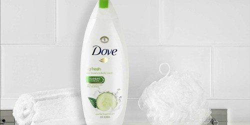 Amazon: Four Dove Go Fresh Body Wash 22oz Bottles ONLY $10.62 Shipped ($2.66 Per Large Bottle)
