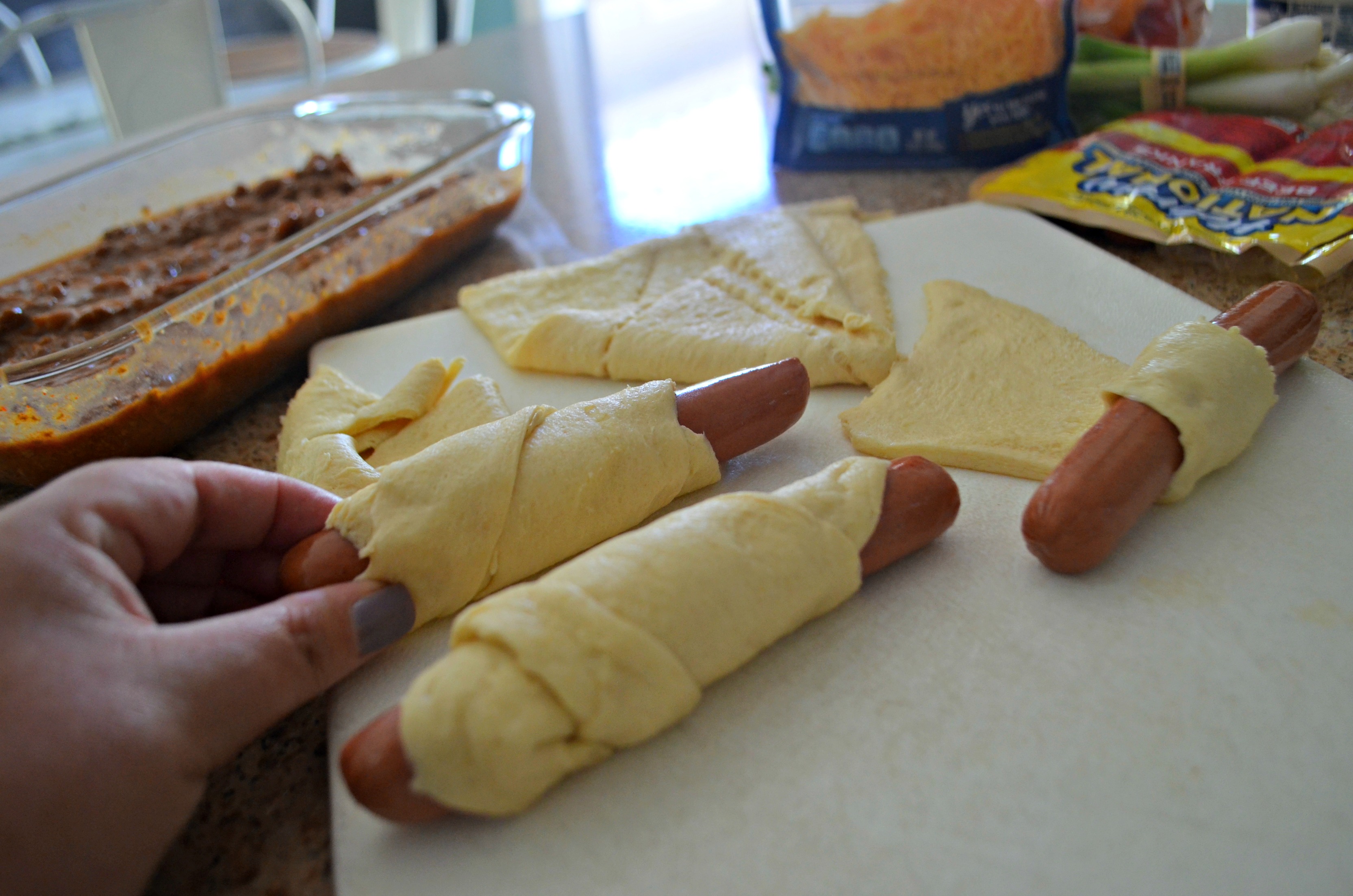 Feed The Family With This EASY Chili Cheese Dog Bake