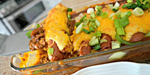 Feed the Family with This EASY Chili Cheese Dog Bake