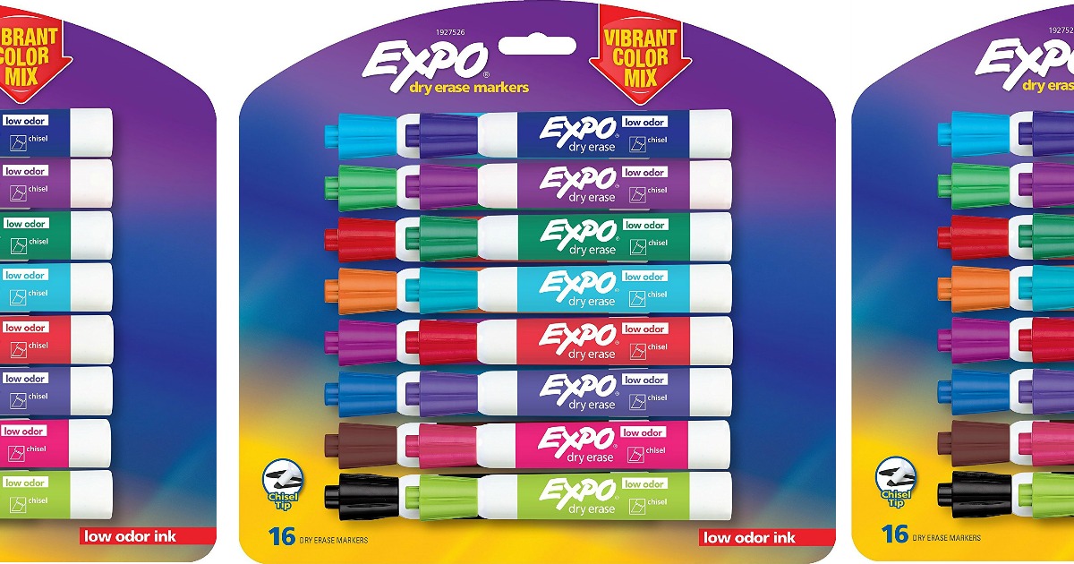 Amazon EXPO Dry Erase Markers 16Pack Only 8.76 (Regularly 34)