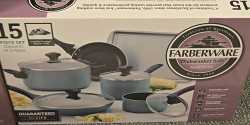 Kohl’s: Farberware 15-Piece Pan Set as Low as $19.99 Shipped After Rebate (Regularly $120)