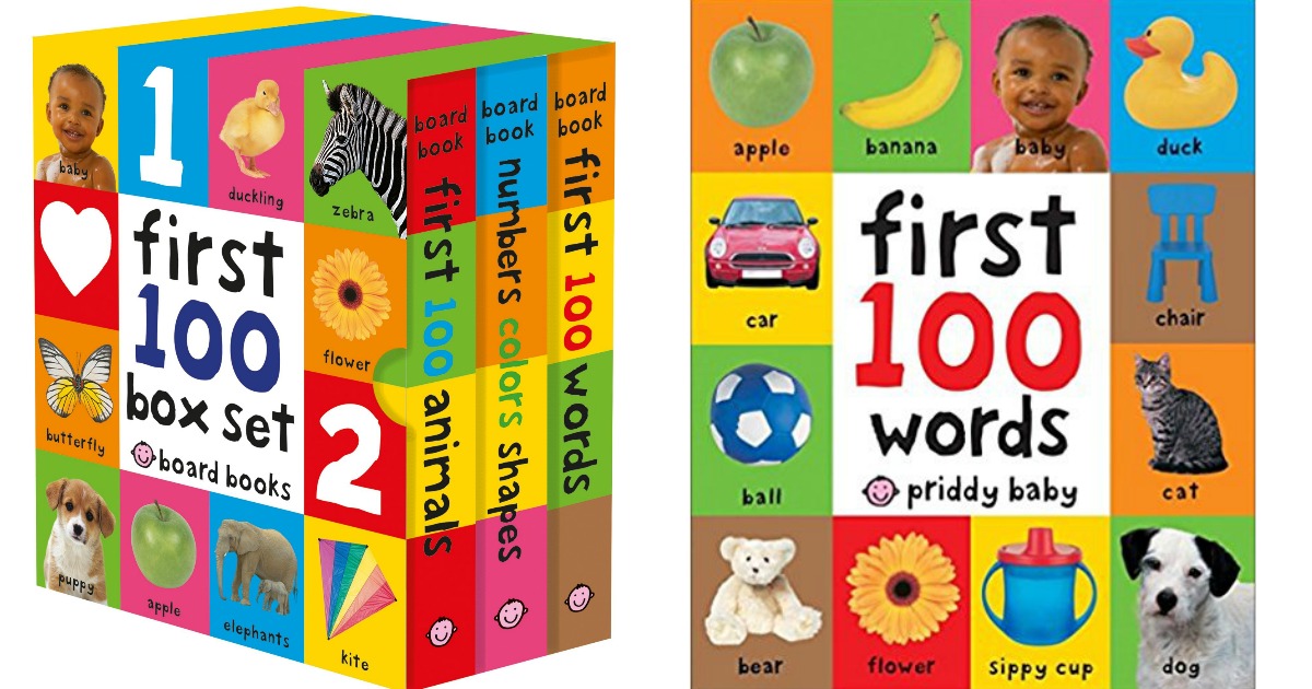 First 100 Board Books Box Set Only $10.78 (Awesome Reviews)