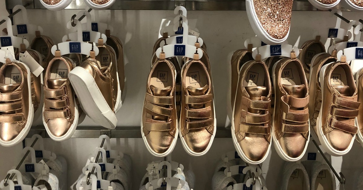 gap gold shoes