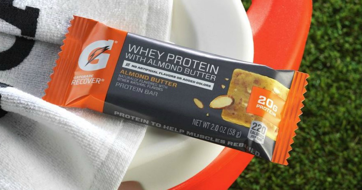 Amazon Gatorade Protein Almond Butter Bars 12Pack Only 7.97 Shipped