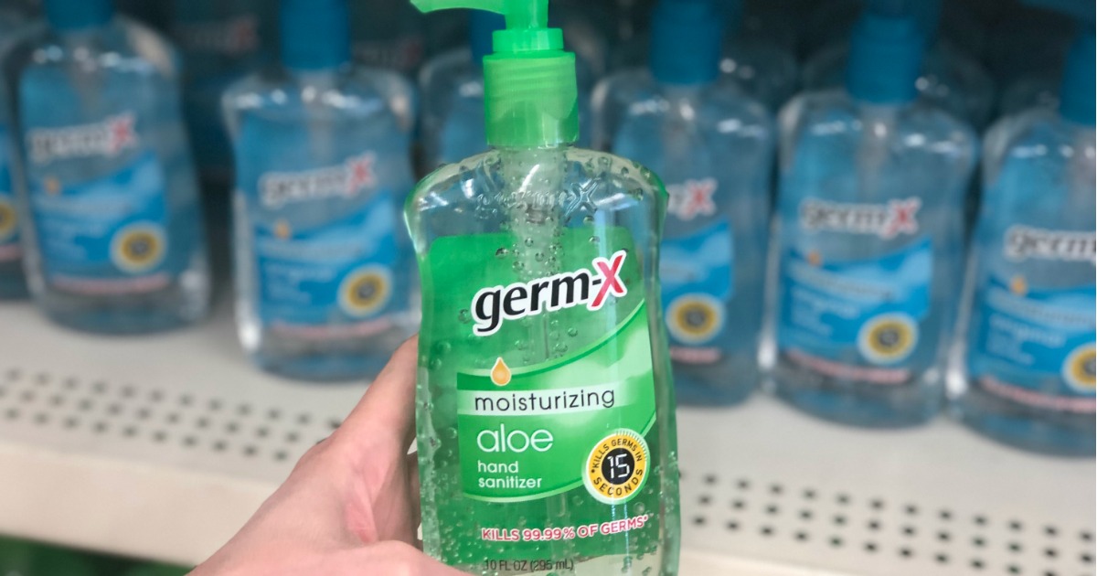 GermX Hand Sanitizer 10 Ounce Bottles Just 1 at Dollar Tree