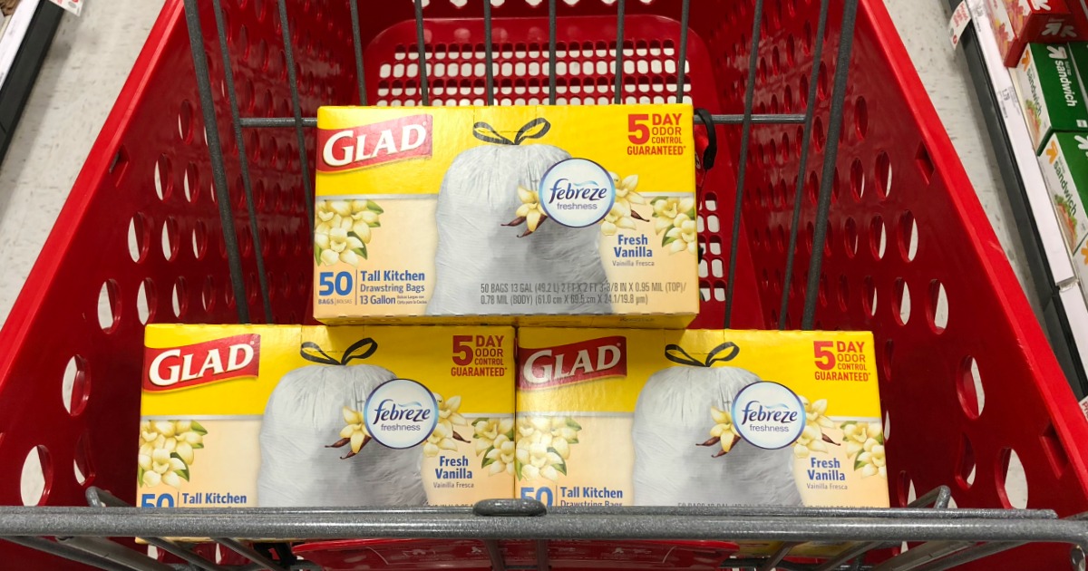 Glad Kitchen Bags Just 2 65 Each After Target Gift Card Regularly 11   Glad Vanilla Bags Target1 