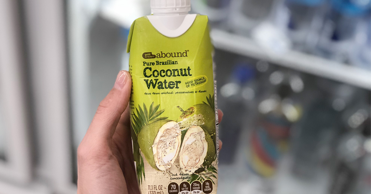 Free Gold Emblem Abound Pure Brazilian Coconut Water at CVS (Regularly