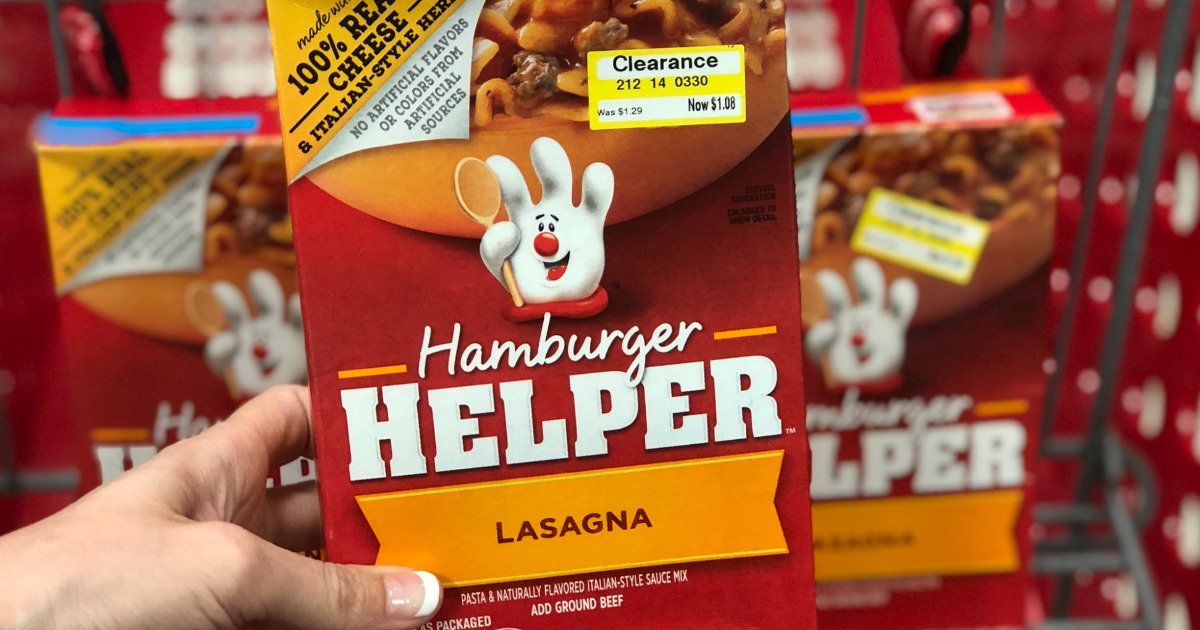 Hamburger Helper As Low As 72¢ Each at Target