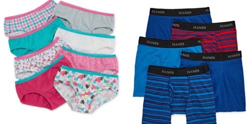 JCPenney.com: Hanes Kids Underwear Multipacks Only $6 Each + More