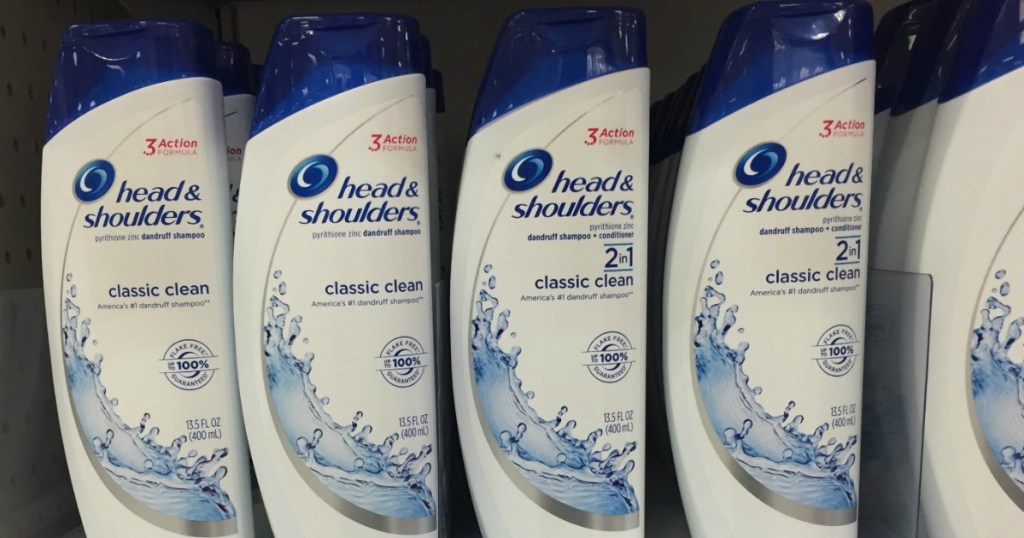 row of Head & Shoulders products