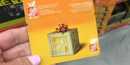 $110 Home Depot eGift Card Only $100 | Easy Father’s Day Gift Idea