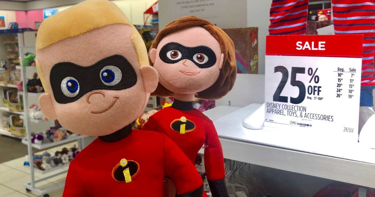 Incredibles plush online