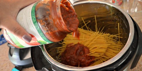 Instant Pot Spaghetti with Meat Sauce (One Pot Meal Idea)