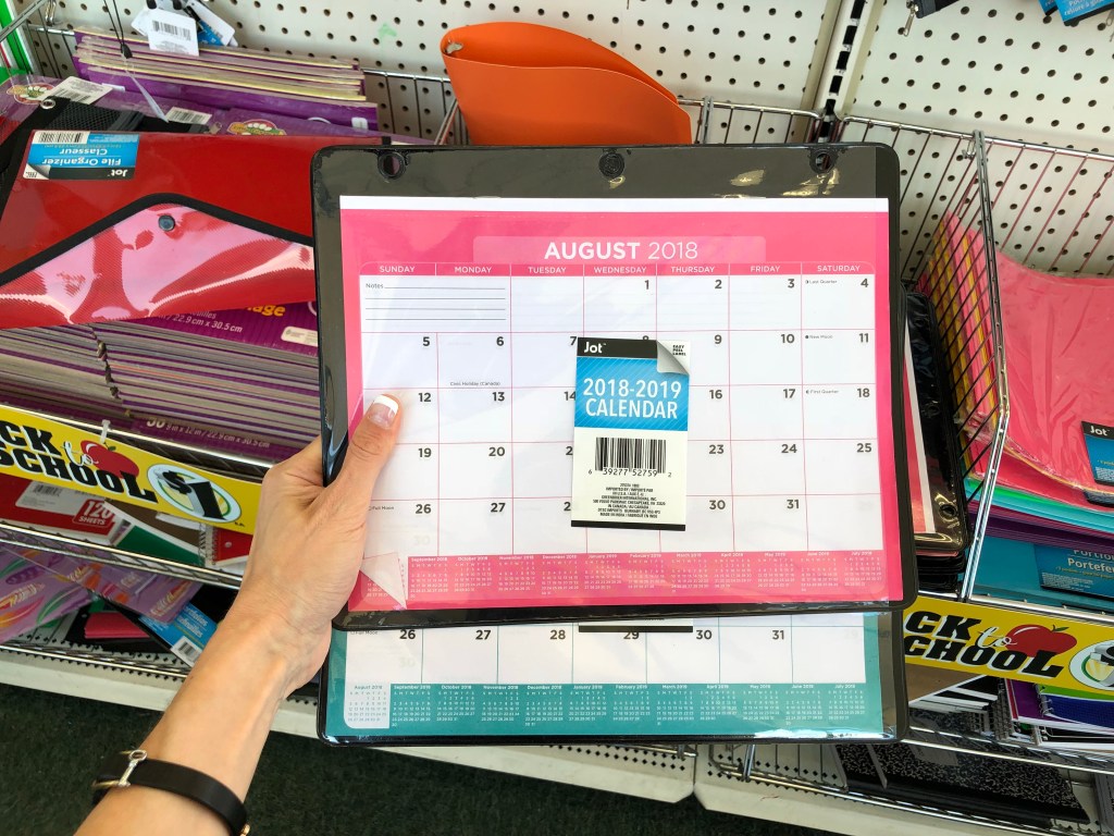 Monthly Planners Calendars Only $1 at Dollar Tree