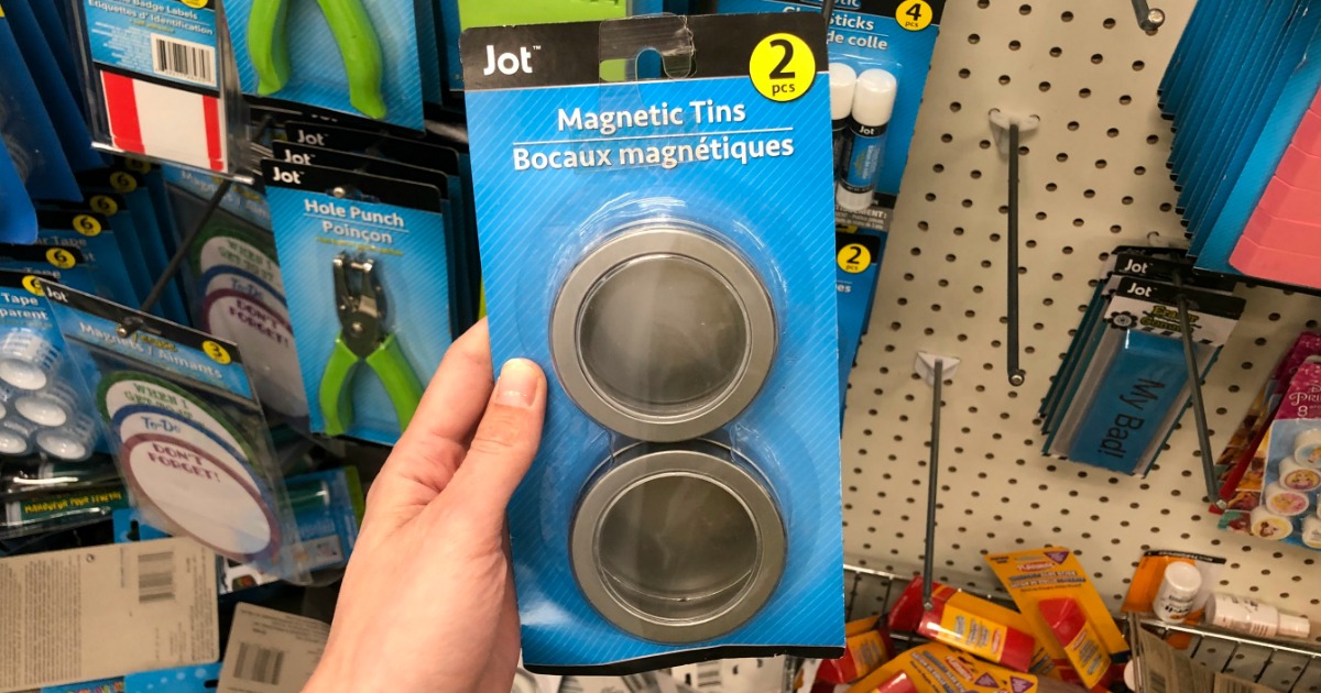 Round Magnetic Tins  The Container Store