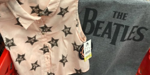 Target.com: Junk Food Brand Apparel as Low as $3.60 (Featuring the Beatles & More)