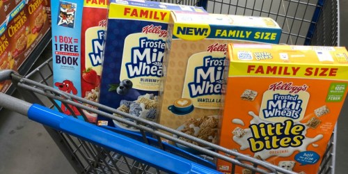 $2/4 Kellogg’s Cereals Coupon = 40% Off Frosted Mini Wheats After Cash Back at Walmart