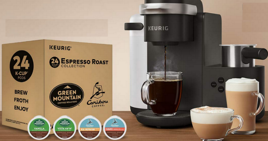 Keurig K-Cafe Coffee Maker AND Milk 