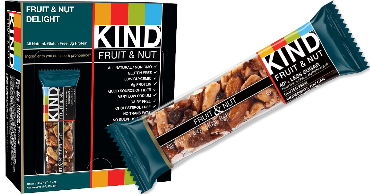 Amazon 12 KIND Fruit & Nut Bars Only 10.01 Shipped (Just 83¢ Each)
