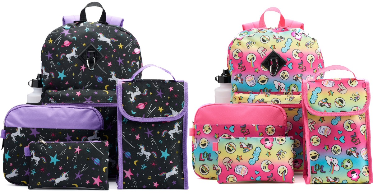 kohls backpacks and lunch boxes