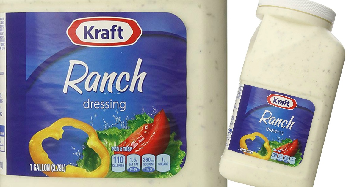Amazon Prime Kraft Ranch Dressing Gallon Only 8.19 Shipped