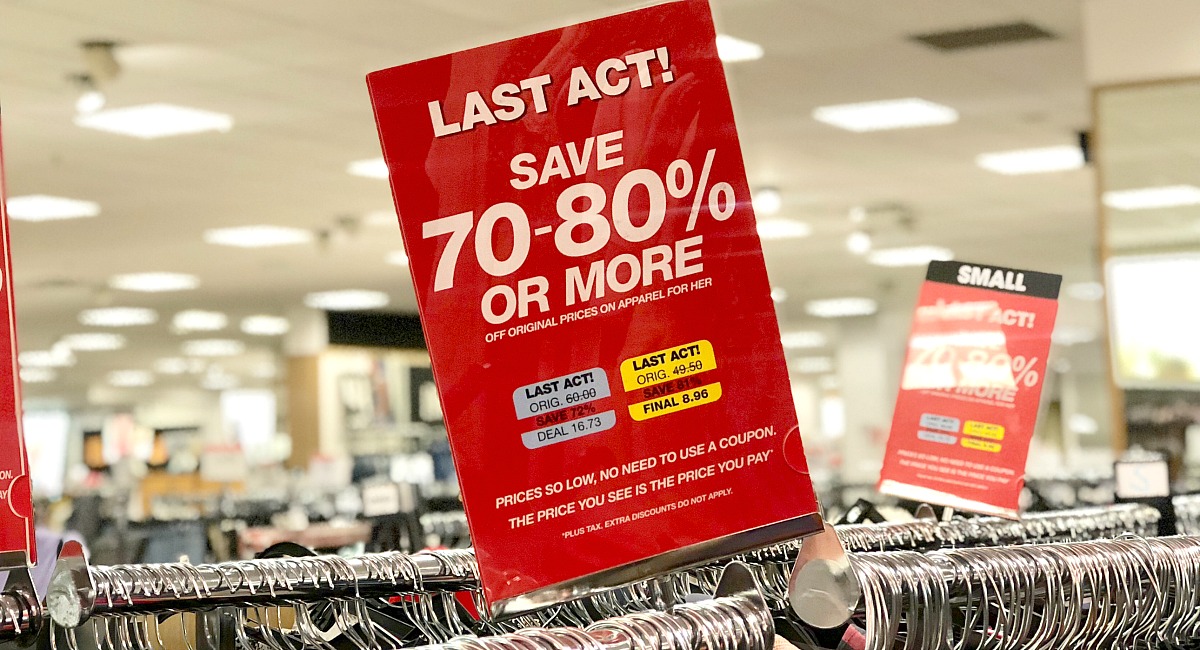 macy's shopping tips to save you money — last act clearance section