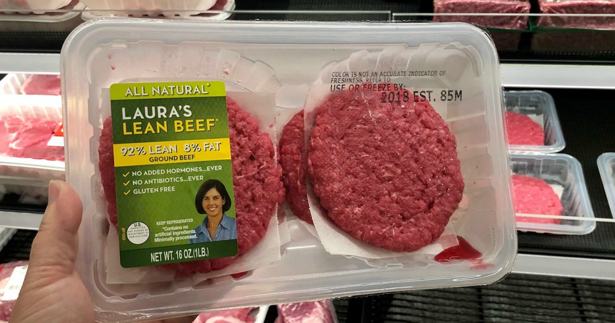 45 off Laura’s Lean Ground Beef & Patties After Target Gift Card