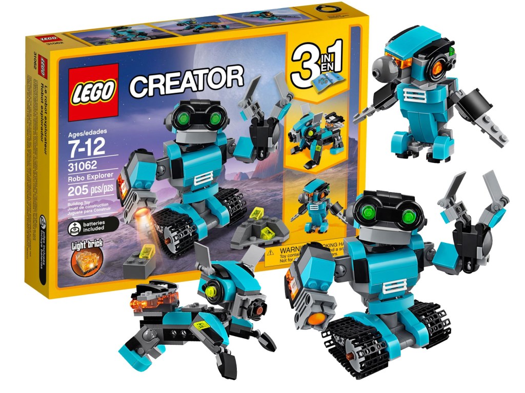 LEGO Creator 3in1 Robo Explorer 31062 (205 Pieces) 