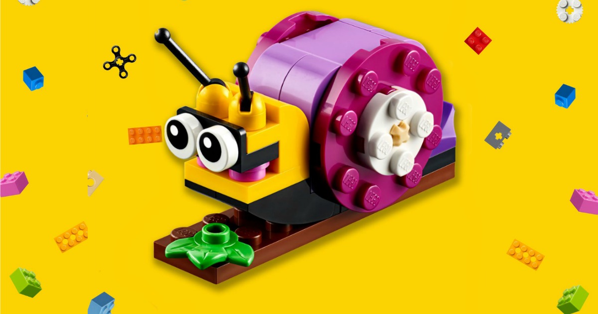 Free Lego Snail Mini Model Build On August 7th And 8th Register Now