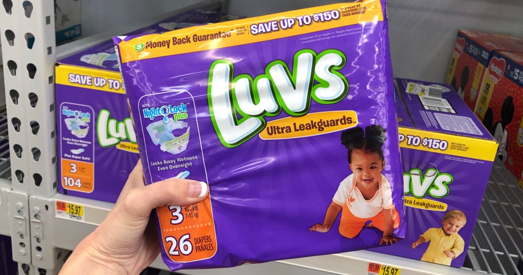 High Value LUVS Diapers Coupon = Only 3.97 at Walmart