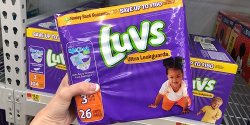 High Value LUVS Diapers Coupon = Only $3.97 at Walmart