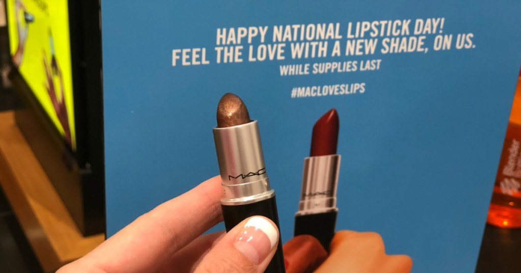 FREE Lipstick at MAC Cosmetics (InStore AND Online)