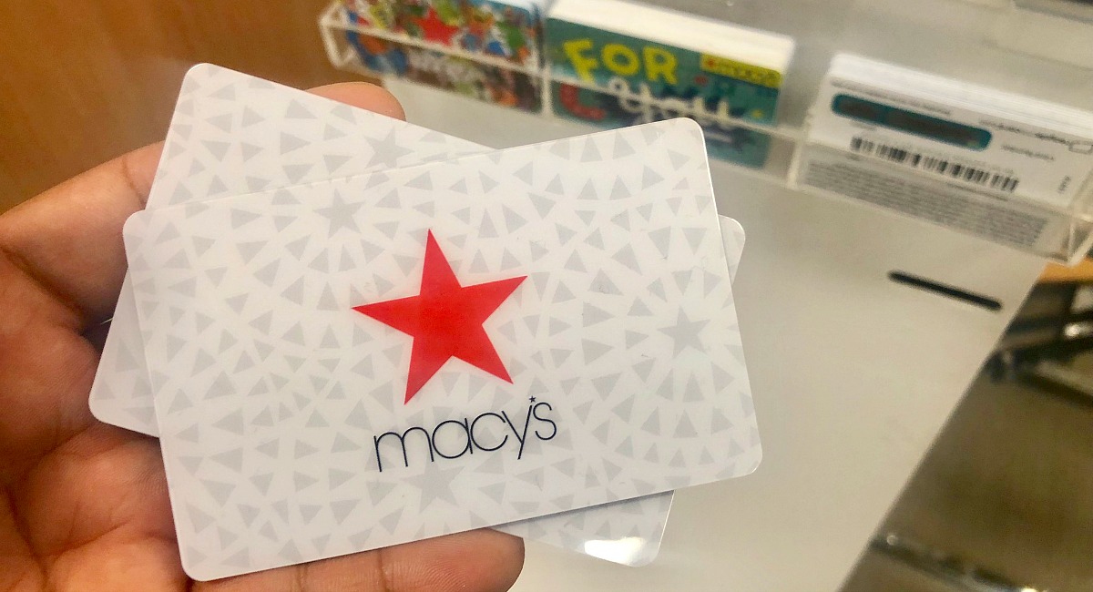 macy's shopping tips to save you money — macy's gift cards in hand