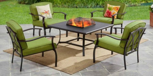 Mainstays Belden Park 5-Piece Fire Pit Set Only $282.61 Shipped (Regularly $419)