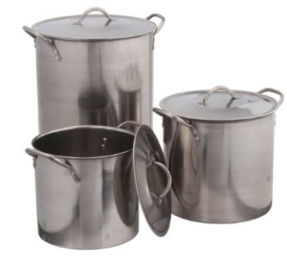 Mainstays Stainless Steel 12 Quart Stockpot with Lid - Stock Pots