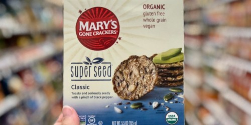 New $1/1 Mary’s Gone Crackers Coupon = Gluten Free Crackers Only $1.50 at Target