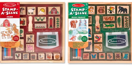 50% Off Melissa & Doug Stamp-A-Scene Sets (Includes 20 Stamps, Ink Pad & More)