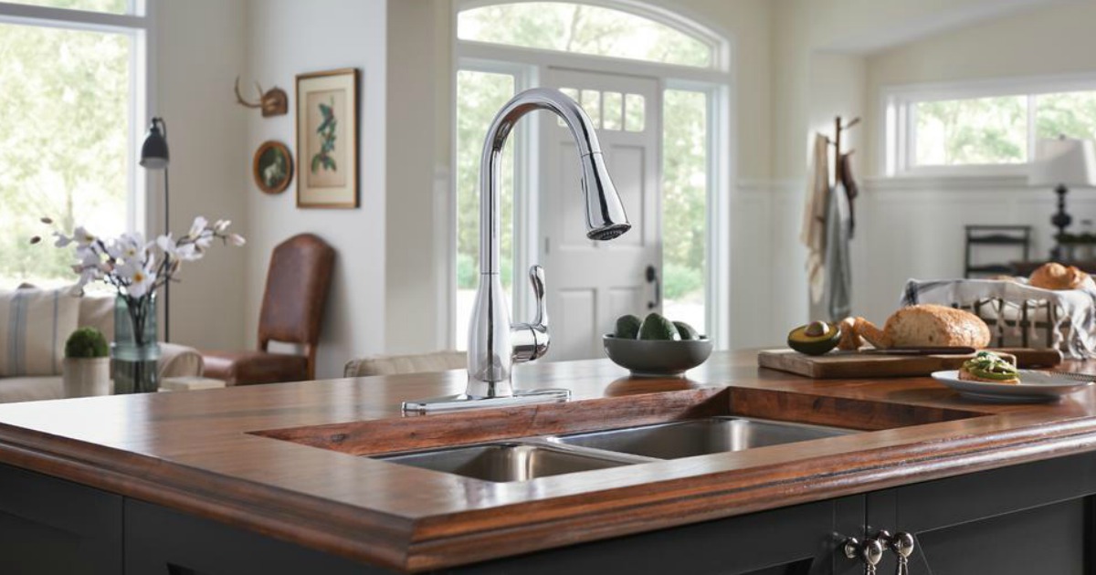 Up To 40 Off MOEN Kitchen Faucets Free Shipping At Home Depot   Moen Faucet 