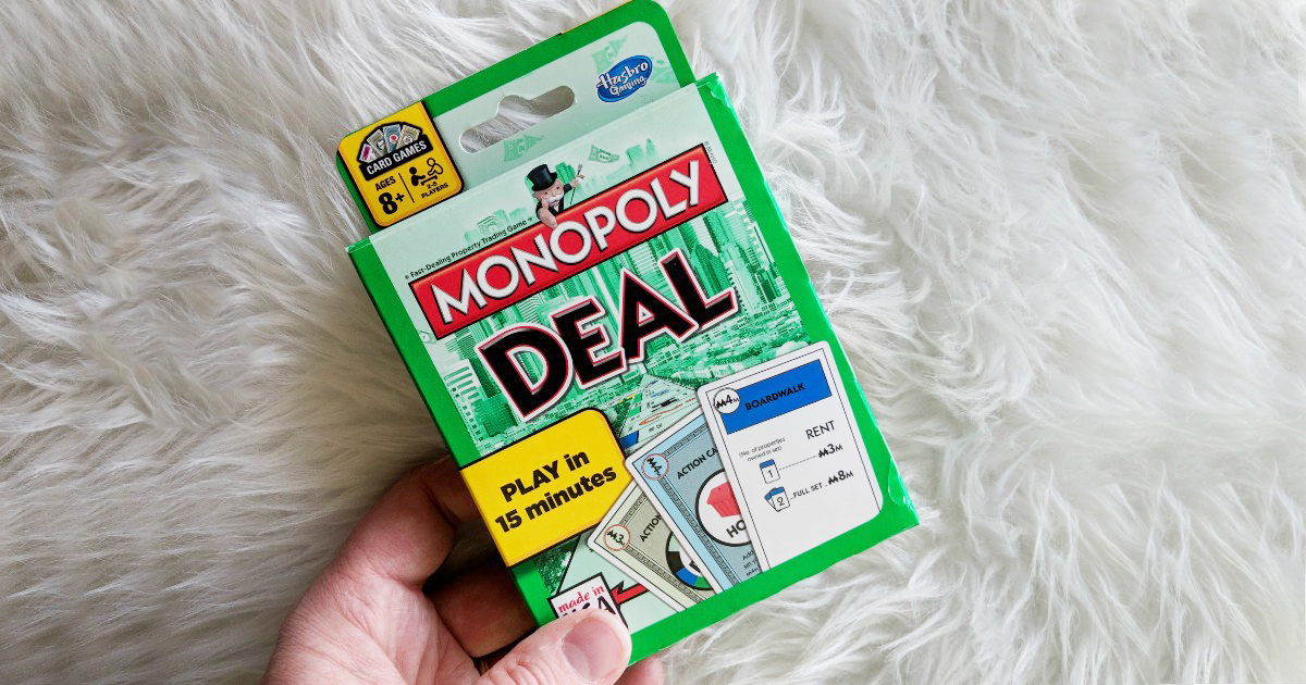 Monopoly Deal Card Game Only $2.99 on  (Play in Just 15 Minutes!)