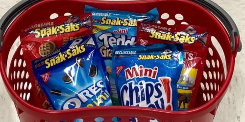 Nabisco Mini Teddy Grahams Snak Saks Only 55¢ Each After Cash Back at Target & More