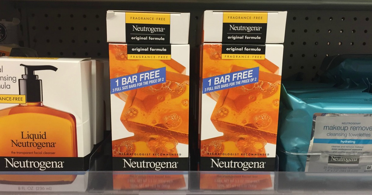 Nine Neutrogena Facial Cleansing Bars Only 6.67 After Target Gift Card