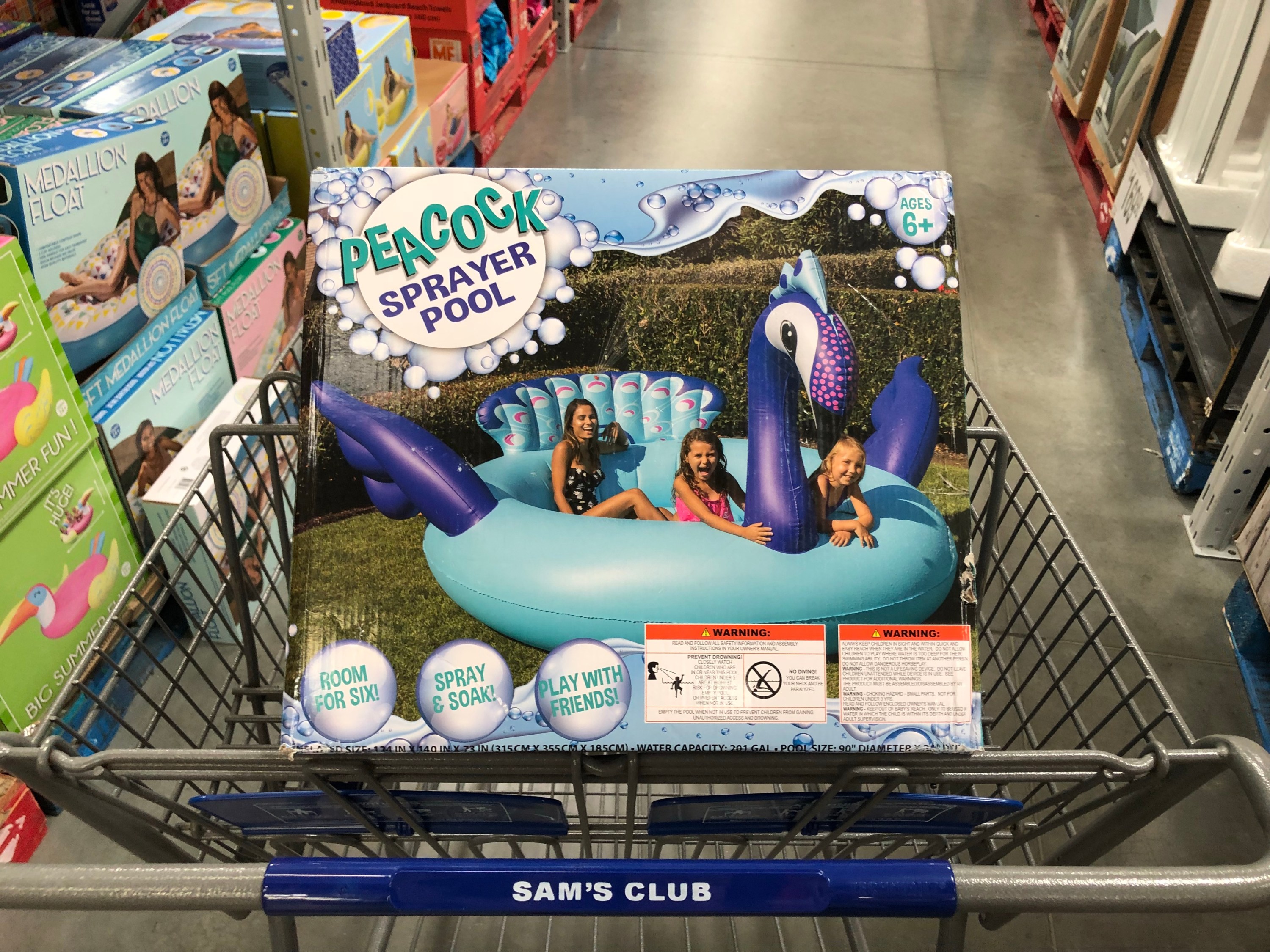 sam's club floating mat