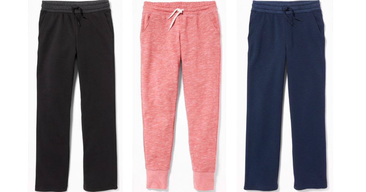 old navy fleece sweatpants