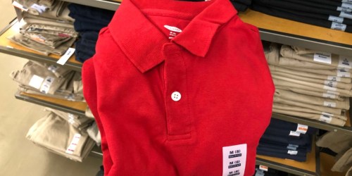 50% Off Old Navy School Uniforms | Polo Shirts Only $4.99