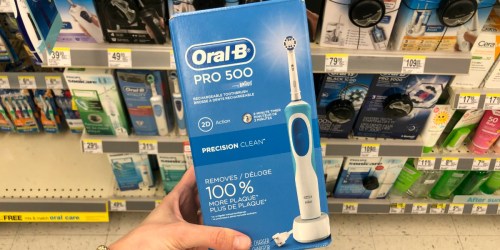 THREE Oral B Pro Rechargeable Toothbrushes Only $47.28 After Walgreens Rewards (Just $15.76 Each)